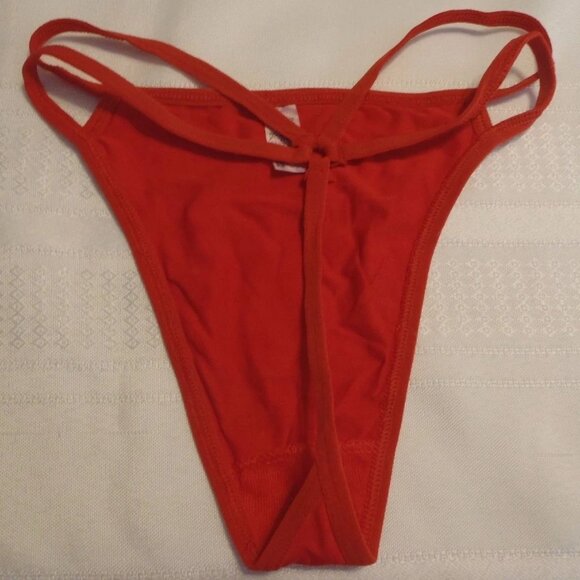 WOMENS Bunny Thong Choice Color Black Red Pink One Size Small Up To 32" NWOT - Picture 9 of 15